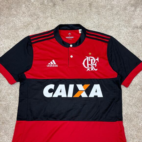 Adidas 2017 Flamengo Home Jersey Men's Small Brazil Futbol Soccer - Picture 2 of 12